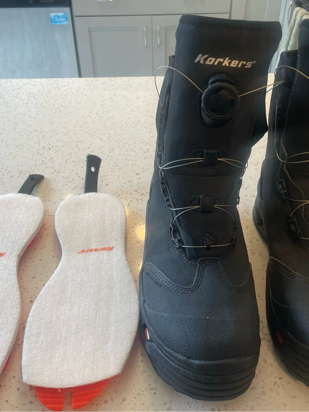 Men's Black Waterproof Fishing Boots